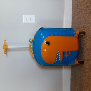 Rockland Jr. Kids Dinosaur Hard Luggage